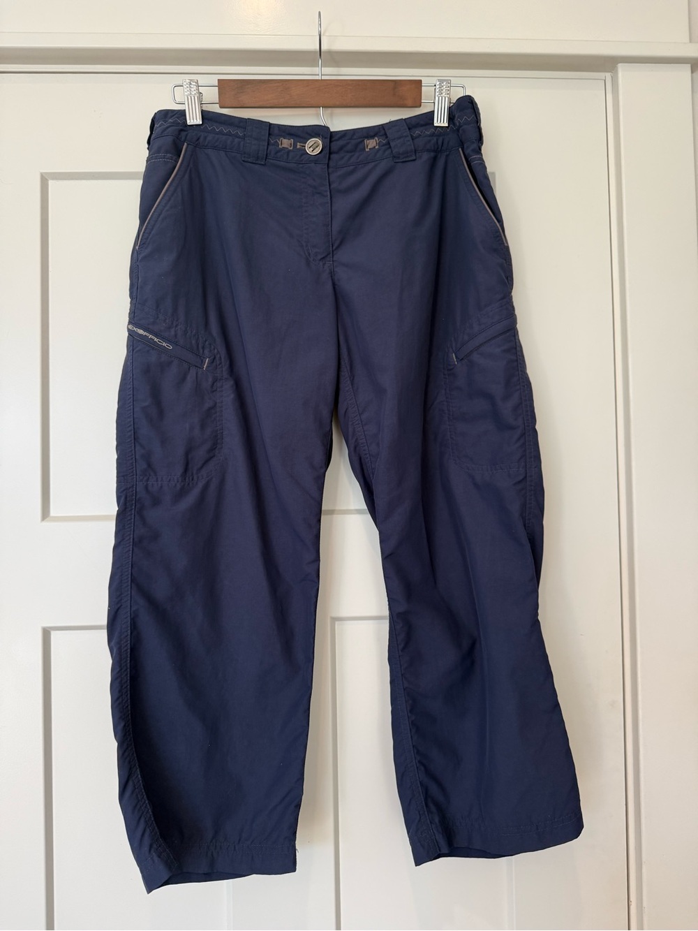 ExOfficio Nycott Nylon Cropped Travel Hiking Pants Size 8
